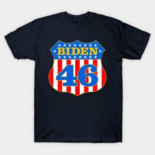 Biden 46 Patriotic Shield T-Shirt